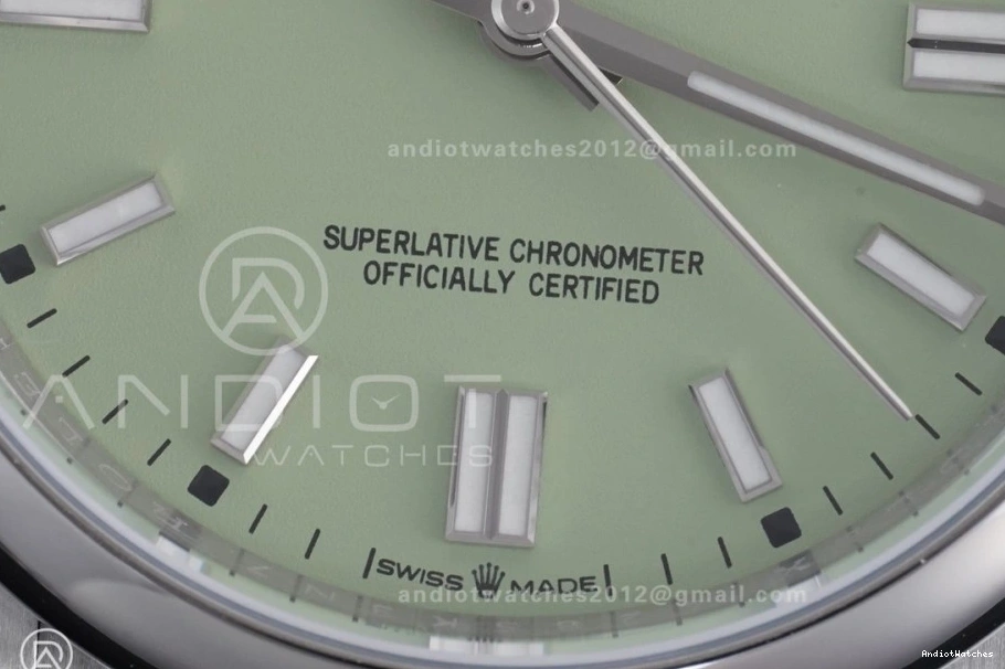 Best Dial 904L 36mm Steel Pistachio KRF 126000 Perpetual Edition VR Oyster 966 Seasonal 1:1 0723